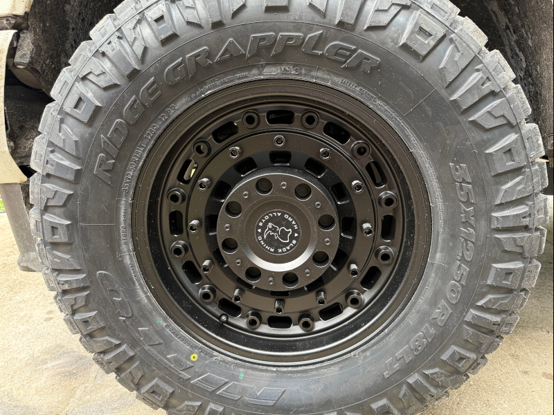 2022 Ford F-350 Super Duty - 18x9.5 Black Rhino Wheels 35x12.50R18 ...