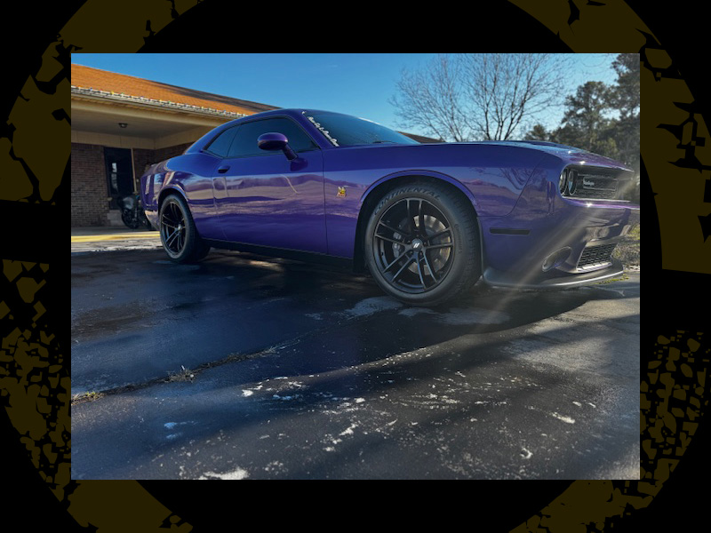 2023 Dodge Challenger Rt Voss Replica Hellcat Widebody 20x9 Continental Extremecontact Dws06 275 40r20 