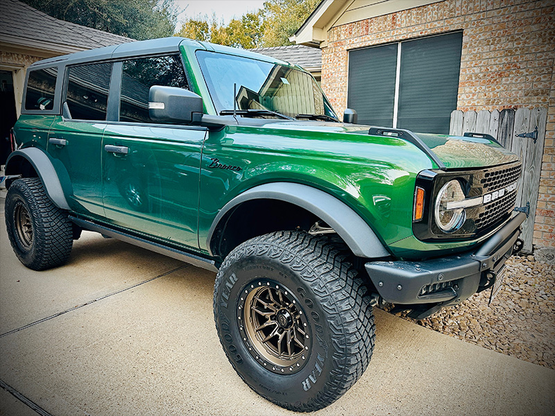 2023 Ford Bronco Wildtrak Lock Offroad Krawler 17x9 Goodyear Territory Mt 315 70r17 