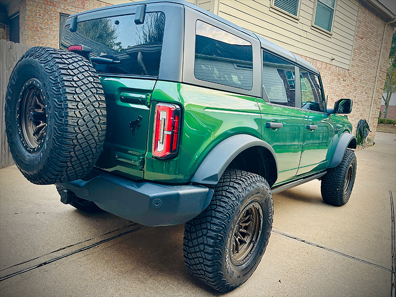 2023 Ford Bronco Wildtrak Lock Offroad Krawler 17x9 Goodyear Territory Mt 315 70r17 