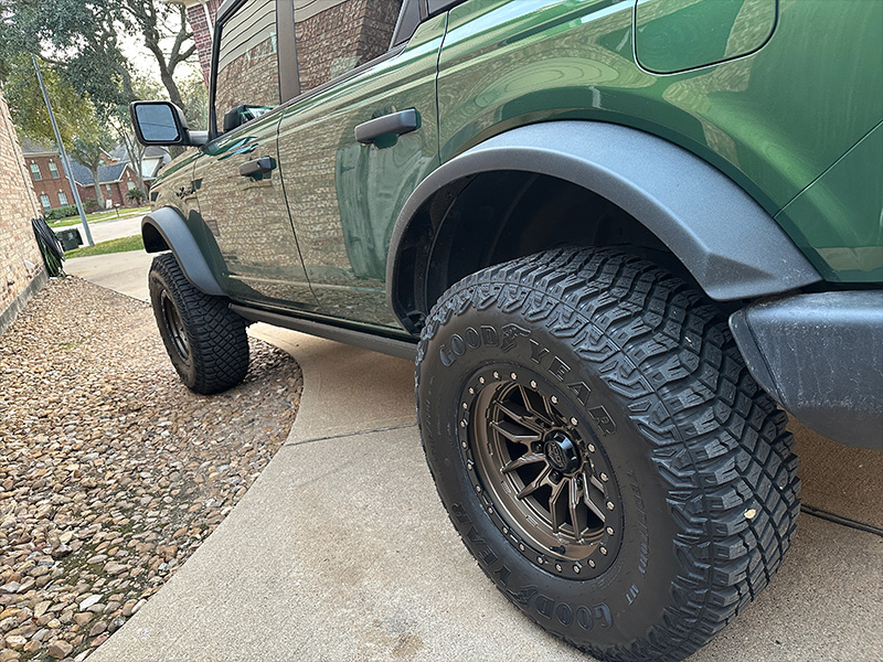 2023 Ford Bronco Wildtrak Lock Offroad Krawler 17x9 Goodyear Territory Mt 315 70r17 