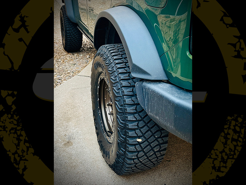 2023 Ford Bronco Wildtrak Lock Offroad Krawler 17x9 Goodyear Territory Mt 315 70r17 