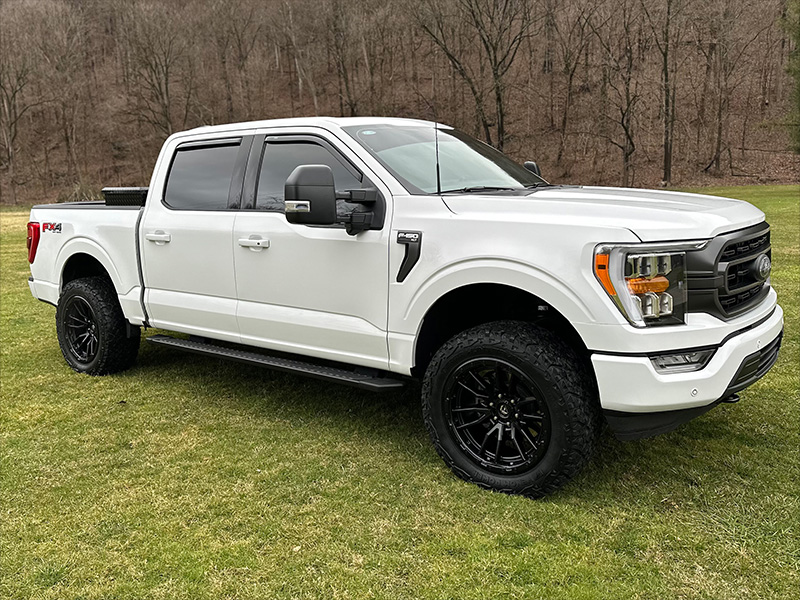 2023 Ford F150 Xlt Fuel Rebel 20x10 Venom Power Xt 33x12 50r20 2 5in Motofab Leveling Kit 