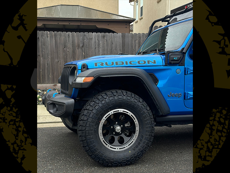 2023 Jeep Wrangler - 17x9 Ion Alloy Wheels 35x12.50R17 Kenda Tires