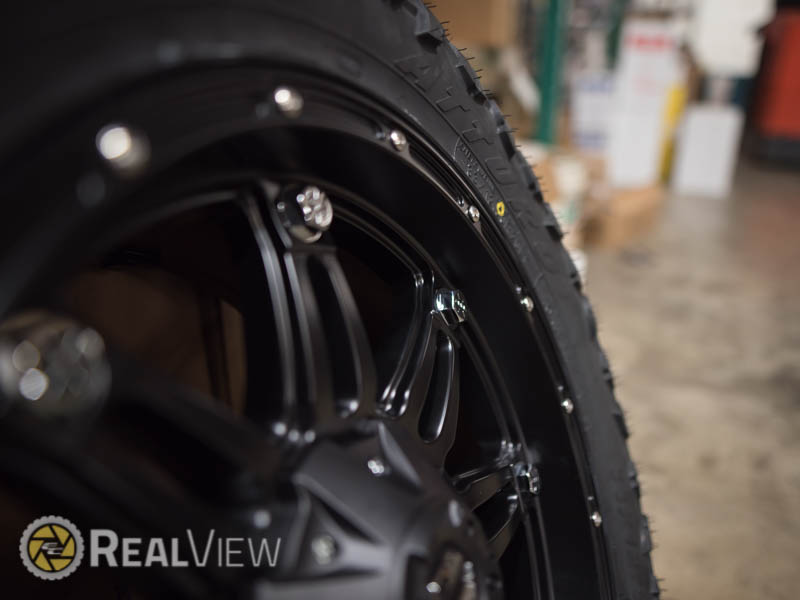 RealView of Fuel Offroad Hostage D531 Matte Black 20x9 +1 D53120909850