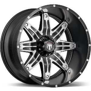 American Truxx Lone Star AT185 Black W/ Machined Face