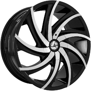 Azara AZA-503 Gloss Black Machined