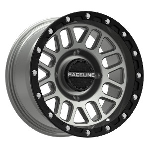 Raceline A93SG UTV Podium Simulated Beadlock Stealth Gray - NO RETURNS!