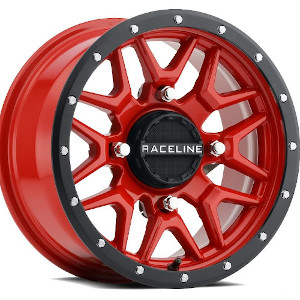 Raceline A94R UTV Krank Simulated Beadlock Red - NO RETURNS!