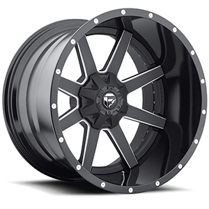 Fuel Maverick D262 Black W/ Milled Spokes