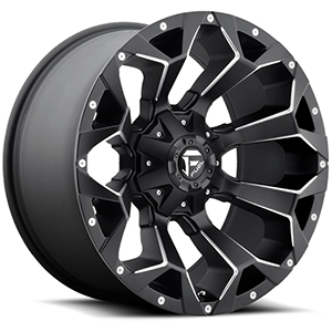 Fuel Offroad Assault D546 Matte Black W/ Milled Spokes