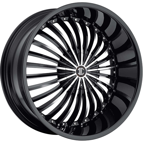 2Crave Signature Series No.19 Gloss Black W/ Machined Face - Part Number N19-2695TT15MB 2Crave Signature Series No.19 Gloss Black W/ Machined Face Photo