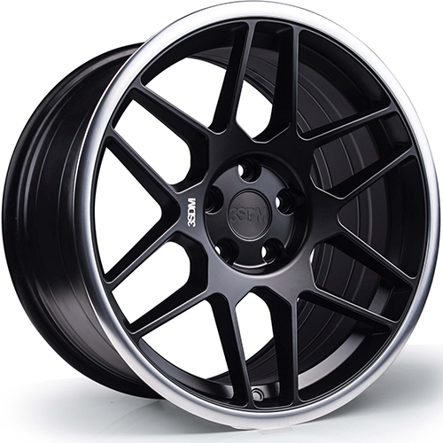 3SDM 0.09 Matte Black W/ Mirror Cut Lip - Part Number S19855112BP00942 3SDM 0.09 Matte Black W/ Mirror Cut Lip Photo