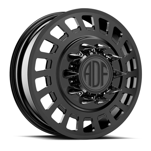 ADF Wheels Halo Gloss Black - Part Number D212GB208220+144L ADF Wheels Halo Gloss Black Photo