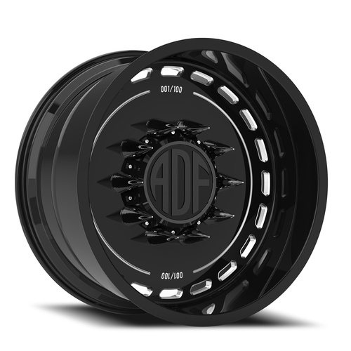 ADF Wheels Ltd Gloss Black/Machined - Part Number S204BM221227-40 ADF Wheels Ltd Gloss Black/Machined Photo