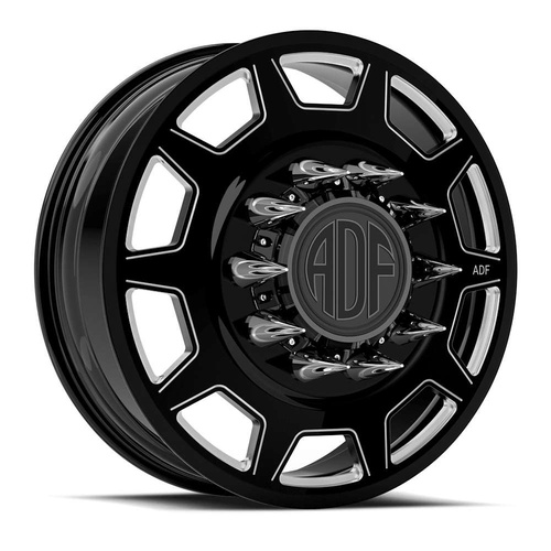 ADF Wheels Retro Gloss Black/Machined Photo