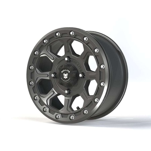 Bullite Bt-03 Gunmetal Gray W/ Gunmetal Gray Beadlock - Part Number BT031507041561111 Bullite Bt-03 Gunmetal Gray W/ Gunmetal Gray Beadlock Photo