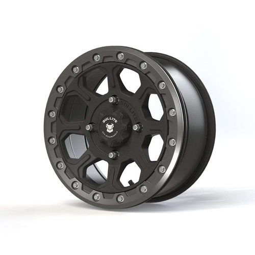 Bullite Bt-03 Satin Black W/ Gunmetal Gray Beadlock - Part Number BT031407041371121 Bullite Bt-03 Satin Black W/ Gunmetal Gray Beadlock Photo