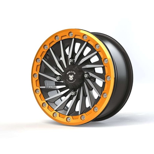 Bullite Bt-08 Satin Black W/ Aerospace Orange Beadlock - Part Number BT081507041371125 Bullite Bt-08 Satin Black W/ Aerospace Orange Beadlock Photo