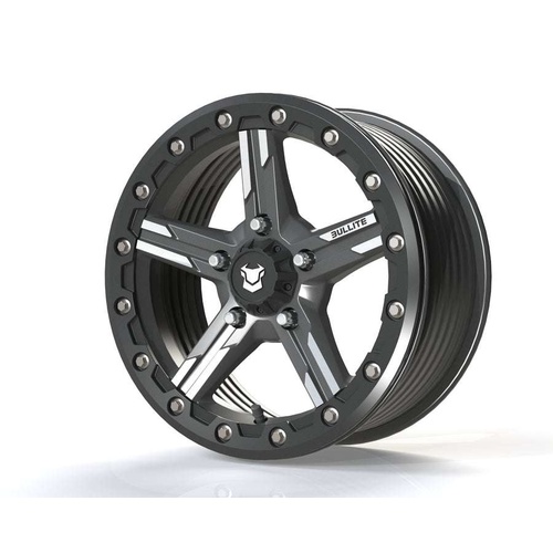Bullite Bt-09 Gunmetal Gray W/ Satin Black Beadlock Photo