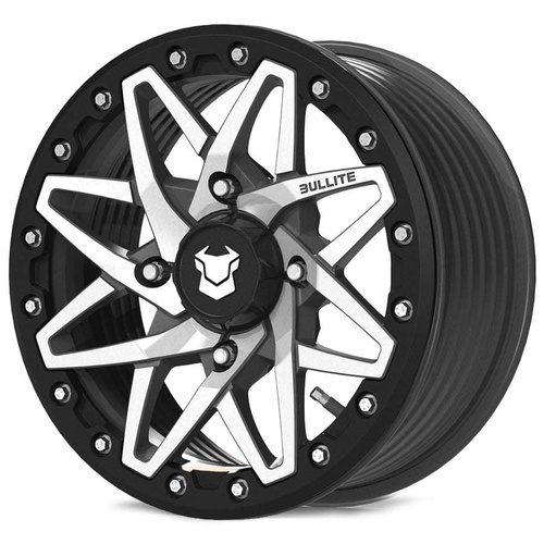 Bullite Pro-01 Gunmetal Gray W/ Satin Black Beadlock - Part Number BS011507041561212 Bullite Pro-01 Gunmetal Gray W/ Satin Black Beadlock Photo