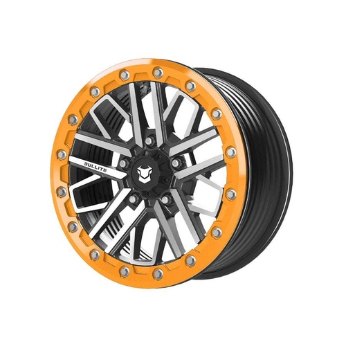 Bullite Pro-04 Satin Black W/ Aerospace Orange Beadlock Photo