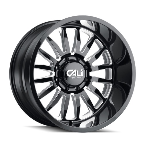 Cali Off-Road Summit 9110 Gloss Black W/ Milled Spokes Photo