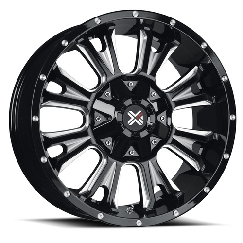 DX4 Renegade Gloss Black Milled - Part Number X8294112124GBBM DX4 Renegade Gloss Black Milled Photo