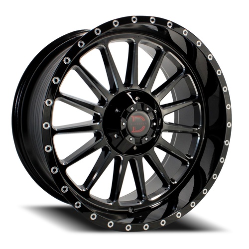 Disaster Off Road D96 GLOSS BLACK W/ MILLED ACCENTS