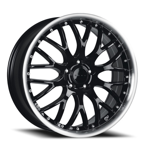 Drag Dr75 Gloss Black W/ Machined Lip - Part Number DR752085063873GB Drag Dr75 Gloss Black W/ Machined Lip Photo