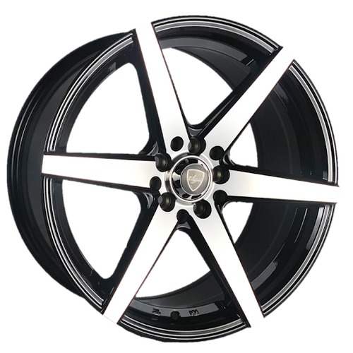 Elegance E002 Gloss Black Machined Photo