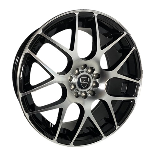 Elegance E004 Gloss Black Machined Photo