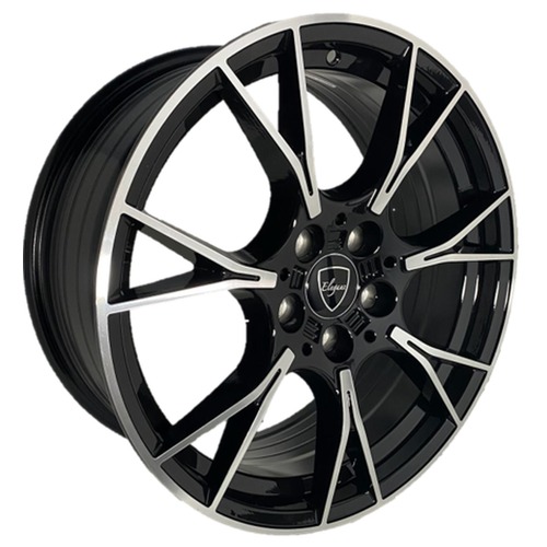 Elegance E006 Gloss Black Machined Photo
