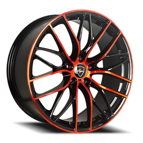 Elegance E010 Gloss Black W/ Candy Red Face Photo