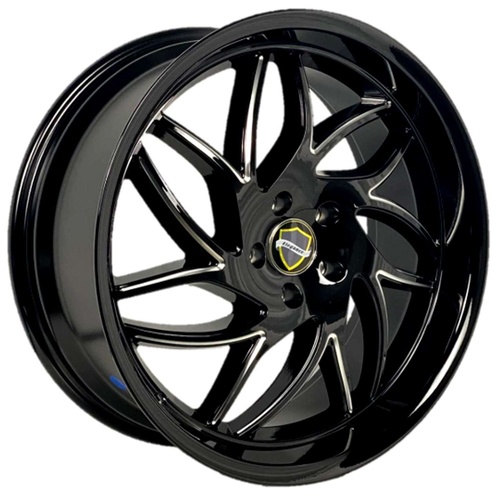 Elegance Magic Gloss Black W/ Milled Accents Photo