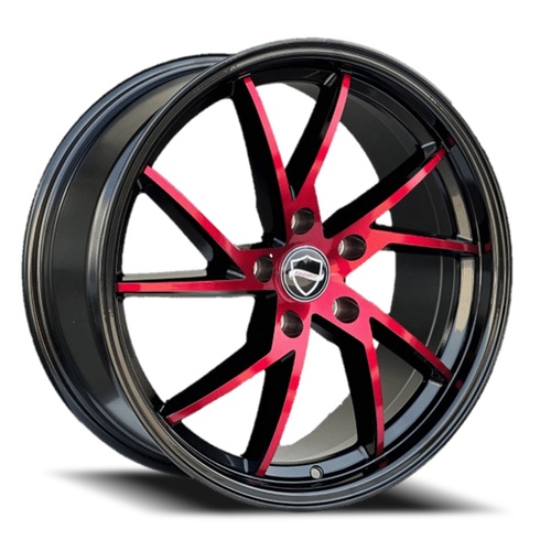 Elegance Sharp Gloss Black W/ Candy Red Face Photo