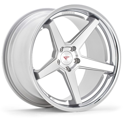 Ferrada FR3 Machined Silver W/ Chrome Lip
