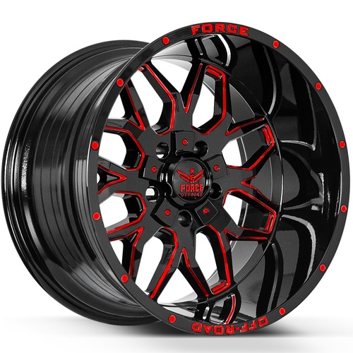 Force Off-Road F30 Red Milled - Part Number F3020106135/139.7-12R/M Force Off-Road F30 Red Milled Photo