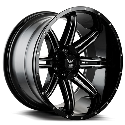 Force Off-Road F32 Black Milled - Part Number F3220105139.7-12B/M Force Off-Road F32 Black Milled Photo