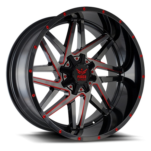 Force Off-Road Fo1 Red Milled - Part Number FO120125139.7/150-44R/M Force Off-Road Fo1 Red Milled Photo