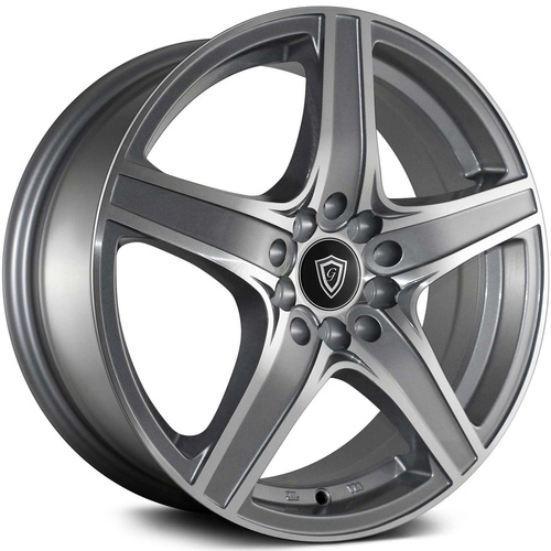 G-Line Alloys G5084 Gunmetal W/ Machined Line - Part Number 50841671010011435GM G-Line Alloys G5084 Gunmetal W/ Machined Line Photo