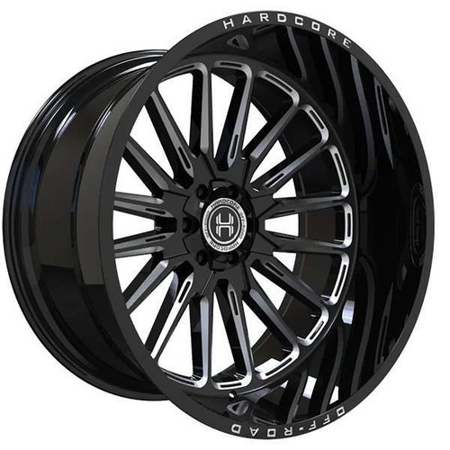 Hardcore Offroad Hc24 Gloss Black Milled - Part Number HC2422128165GBM-44 Hardcore Offroad Hc24 Gloss Black Milled Photo