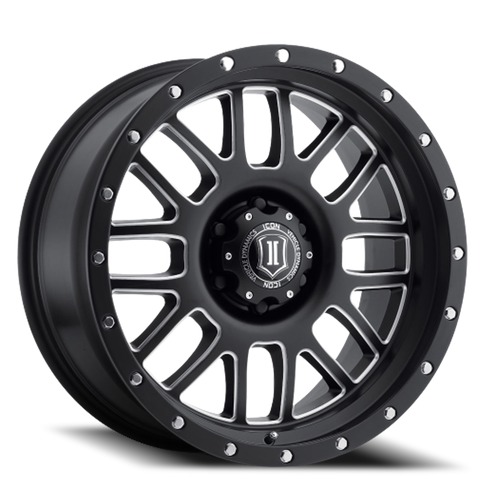 Icon Alloys Alpha Gloss Black w/ Milled Windows