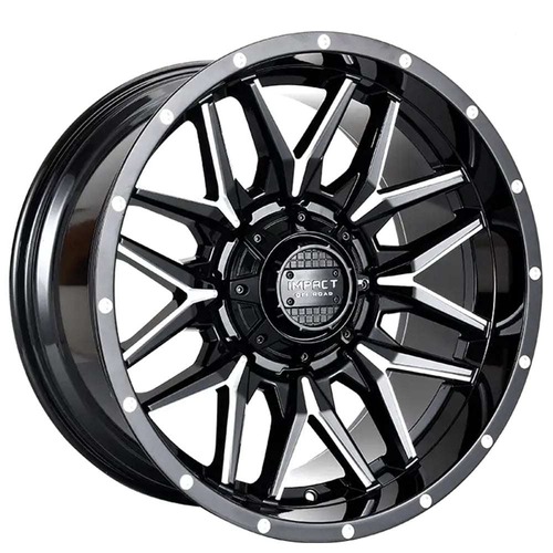 Impact Off-Road 819 Matte Black Milled Photo