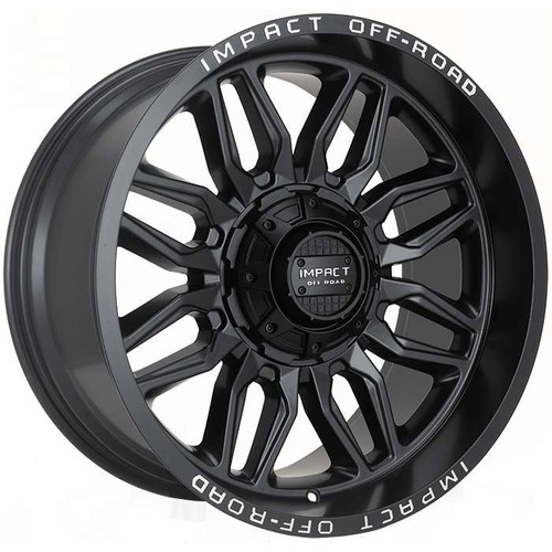 Impact Off-Road 827 Matte Black - Part Number 827MB-21056-12 Impact Off-Road 827 Matte Black Photo