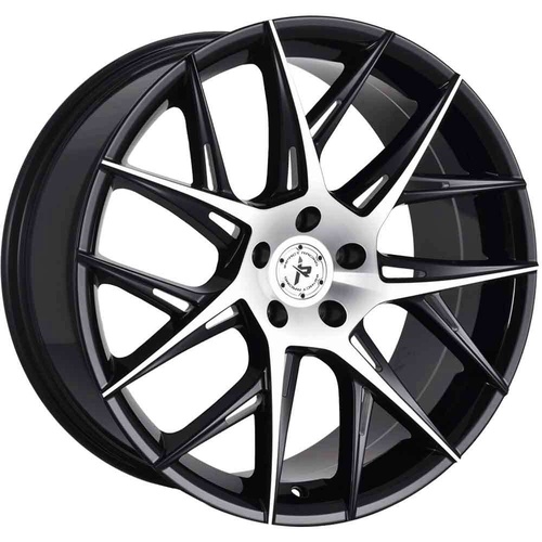 Impact 603 Gloss Black W/ Machined & Milled Face - Part Number 603BMFM-18812+40 Impact 603 Gloss Black W/ Machined & Milled Face Photo