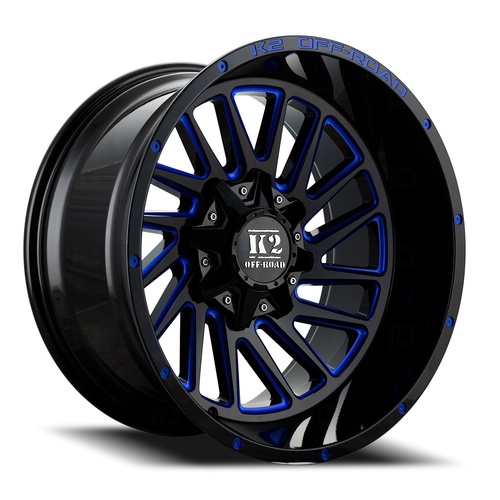 K2 Razorback K17 Black W/ Blue Milling Photo