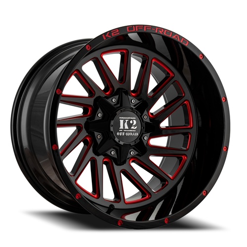 K2 Razorback K17 Black W/ Red Milling - Part Number K172012655135-44RML K2 Razorback K17 Black W/ Red Milling Photo