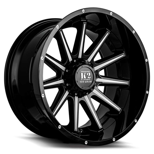 K2 Tanker K10 Gloss Black Milled - Part Number K10209555150+00GBML K2 Tanker K10 Gloss Black Milled Photo