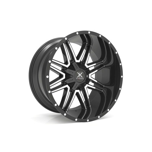 Karma Offroad K21 Black Machined - Part Number K21-200865 -24 BM Karma Offroad K21 Black Machined Photo